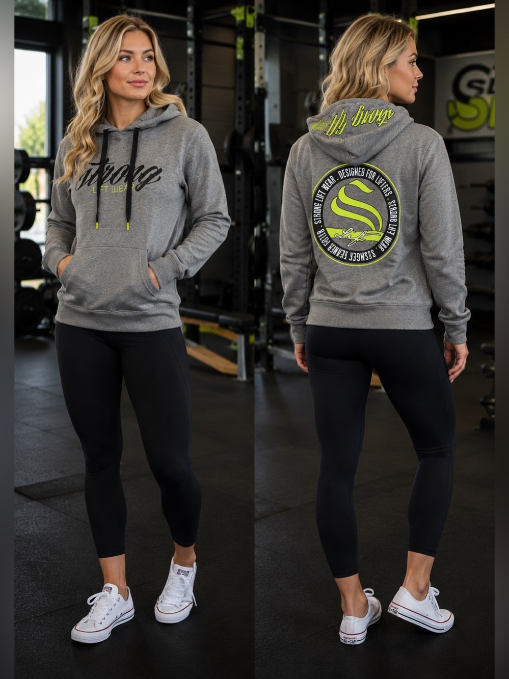 Strong Lift Wear Ladies Hoodie Size Medium